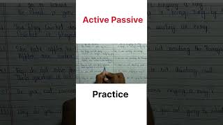 Active voice से Passive Voice बनाए Change into Passive Voice [upl. by Allred7]