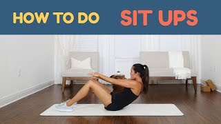 How to do Sit ups [upl. by Ahtanamas706]