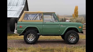 1970 Ford Bronco 302ci V8  Frame Off Restoration  Walkaround Video [upl. by Galasyn]