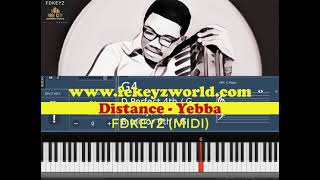 Distance  Yebba Piano Cover by FDKEYZ [upl. by Llenol]