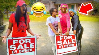 PUTTING MY HOUSE UP FOR SALE PRANK ON SIBLINGS HILARIOUS [upl. by Deedee334]