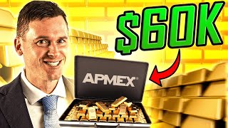 Unboxing 60000 Worth of Gold Bars from APMEX [upl. by Nwhas]