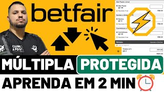 Como funcionam as APOSTAS MÚLTIPLAS COM PROTEÇÃO  Estratégia pra ter menos reds [upl. by Ajnotal958]