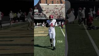 Jalen Milroe warmups before Vanderbilt matchup [upl. by Ikkir]