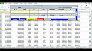 Erstellung und Bearbeitung von Datenbanken auf Basis einer Excel 2010 Datei VBA Programmierung [upl. by Dania]