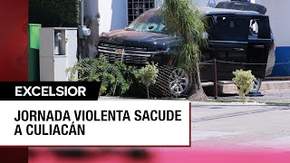 Violento inicio de semana en Culiacán con enfrentamientos [upl. by Siuoleoj272]