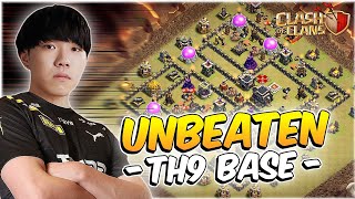 New Th9 war base  Unbeatable base with copy link Clash of clans [upl. by Acirej]