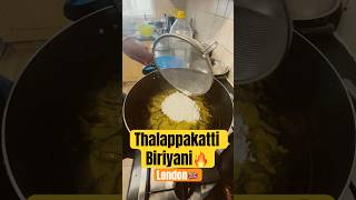 Thalappakatti Biriyani making😋 tamil biriyani thalappakatti uk food ukmallus foodshorts [upl. by Aiksas]