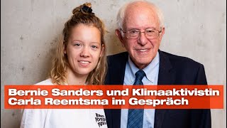 Bernie Sanders im Gespräch mit Carla Reemtsma [upl. by Seuqramed]