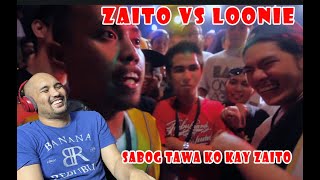 ZAITO VS LOONIE  FLIPTOP  REACTION HINDI REVIEW [upl. by Supat]