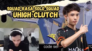 SQUAD RASA SOLO SQUAD  UHIGH CLUTCH [upl. by Dehsar376]