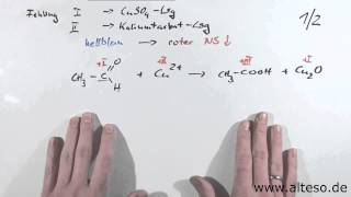 Übung Redoxreaktionen  FehlingProbe Variante A [upl. by Mcgee254]