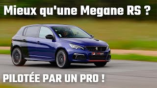 Essai Peugeot 308 GTi BPS ⎥Pilotée par un PRO [upl. by Alusru]