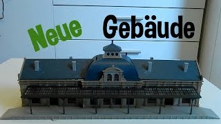 Modellbahn  Neue Gebäude für die Neue Anlage 2017 Spur N [upl. by Ymerej]