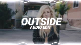 outside  calvin harris ft ellie goulding edit audio [upl. by Norac]