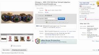 EBAY THE LAST MINUTE Bidders fight it out for Bracelet jumps 150 [upl. by Aehsrop]