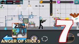 Anger Of Stick 5 Level 7  Gameplay [upl. by Elka]