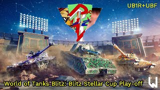 World of Tanks Blitz Blitz Stellar Cup 2023 DE playoff UB1RUBF APAC [upl. by Llacam]