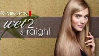 New 2quot Remington Wet 2 Straight Flat Iron with Soy Hydra Complex [upl. by Seiuqram]