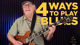 4 Ways To Play The Blues  Blues Chords Every Guitarist Should Know [upl. by Notlaw317]