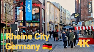 Rheine City GermanyTour in Rheine NRW in Deutschland 4k [upl. by Zebulen770]