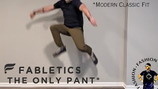 Fabletics  The Only Pant Modern Classic Fit Review [upl. by Anehc]