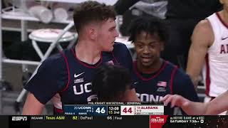 UConn Mens Basketball Highlights v Alabama 11252022 PK85 Semifinals [upl. by Tomasina]