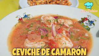 COMO HACER CEVICHE DE CAMARÓN  Receta Ecuatoriana [upl. by Nets]