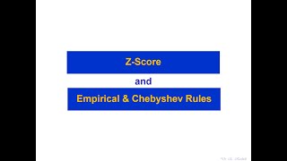 Z Score Empirical and Chebyshev Rules [upl. by Henrion33]