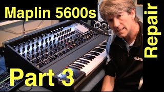 Maplin 5600s Part Three vintage analog synthesiser repair MF47 [upl. by Yorgerg412]