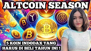 5 Koin indodax yang akan naik hari ini  koin crypto yang menjanjikan 2024  koin crypto potensial [upl. by Pellet207]