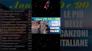 Musica italiana anni 60 70 80 90 i migliori  Le 50 migliori canzoni italiane di sempre [upl. by Nwahser]