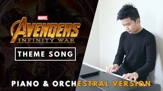 The Avengers Infinity War Theme Piano amp Orchestra Cover [upl. by Salomo593]