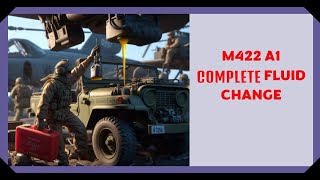 M422a1 Mighty Mite Complete Oil Change Engine Trans and diffs [upl. by Annyl854]