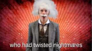 Epic Rap Battles of Fizikz  Isaac Newton vs Albert Einstein  Ossett Academy [upl. by Akinnor]