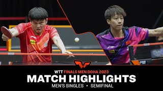 Fan Zhendong vs Lin Gaoyuan  MS SF  WTT Finals Men Doha 2023 [upl. by Kordula]