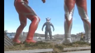 Ultraman e Ultraman Mebius vs Mefilas  Luta completa full fight [upl. by Vandyke]