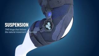 Thuasne  Genu Ligaflex® ROM Ligament knee brace with flexionextension control [upl. by Kial]