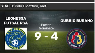 🇮🇹⚽️Leonessa Futsal RSA 🇮🇹Gubbio Burano 2425 C1 [upl. by Nethsa381]