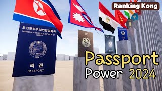 Global Passport Power Rank 2024 [upl. by Tnomad]