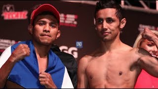 Román Chocolatito González supera la báscula [upl. by Swann]