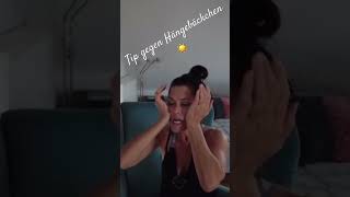 Hängebäckchen mit kurzen Handgriffe loswerden☀️😎 gesichtsyoga massageübungfalten [upl. by Noswad]