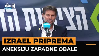 Izraelski ministar krajnje desnice naredio pripreme za aneksiju Zapadne obale [upl. by Annayr465]