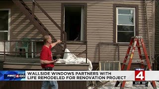 Wallside Windows partners with Life Remodeled for renovation project [upl. by Ellehs879]