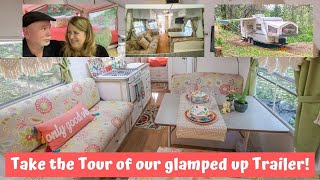 Take the Tour of our Hybrid Camper Tent Trailer All Glamped Up [upl. by Elahcar]