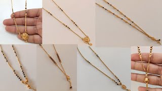 hallmark short chain mangalsutra के 5 Latest designs with weight and price  short mangalsutra [upl. by Bibbie]