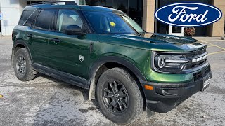 2023 Ford Bronco Sport Big Bend 200A 15L EcoBoost Eruption Green Metallic WalkAround ONEOWNER [upl. by Leunamme]