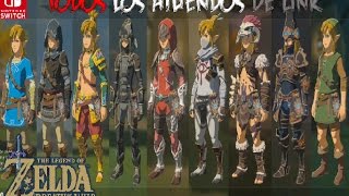 ¿CÓMO CONSEGUIR TODOS LOS TRAJES DE ZELDA BREATH OF THE WILD AL MAXIMO I NIVEL EXPLICADO [upl. by Lovich]