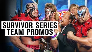 35 minutes of classic Survivor Series team promos [upl. by Mode]