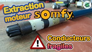 Réparation DIY de volet roulant  Tutoriel de démontage du moteur tubulaire Somfy  Partie 3 [upl. by Feinleib]